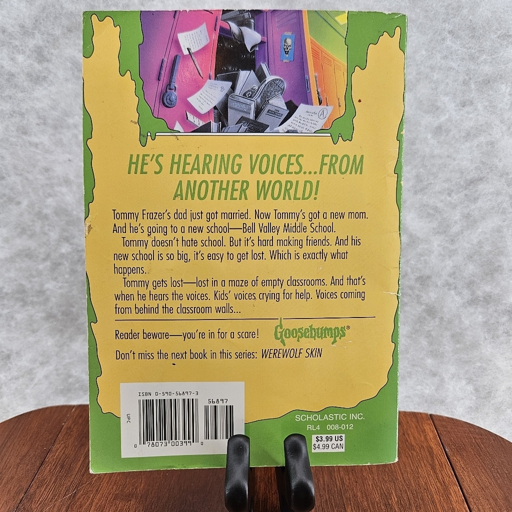 RL Stine Goosebumps #59 The Haunted School, 1997 First Scholastic Printing PB - Picture 3 of 5